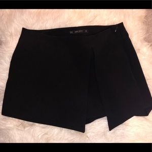 Zara Basic Black Skort XS